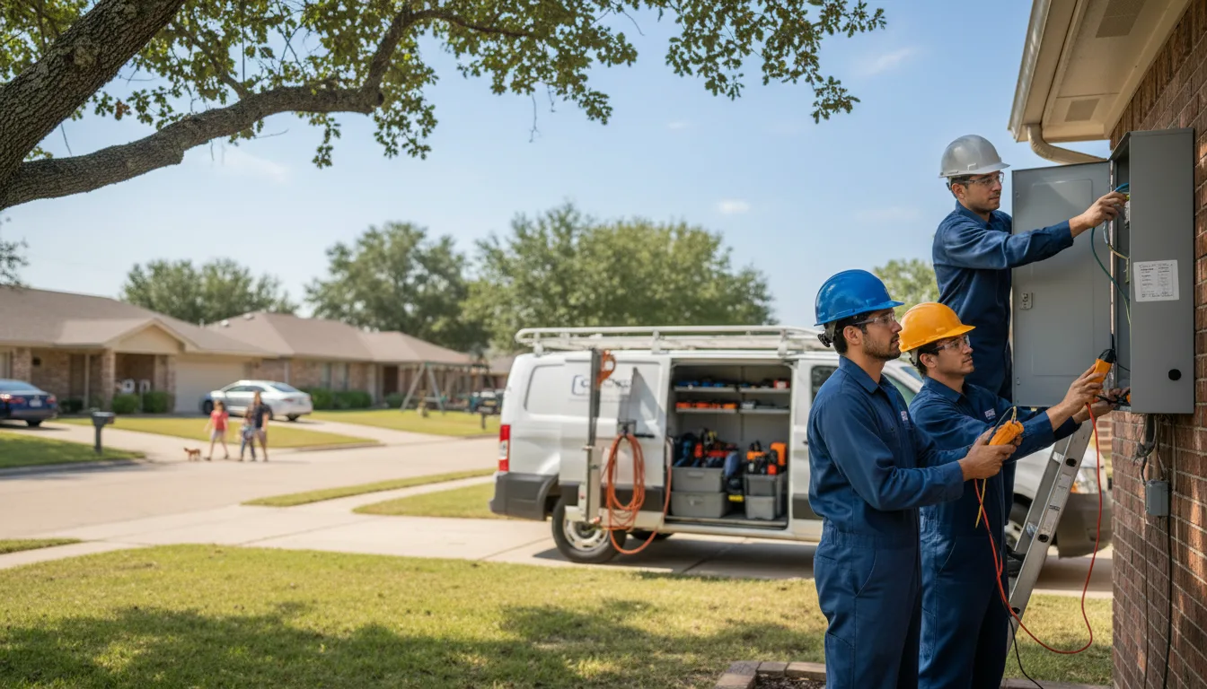 Certified electrician providing emergency electrical services in Monticello, AR